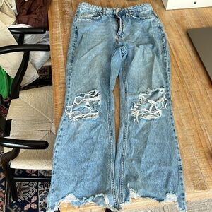 BDG high rise ripped jeans